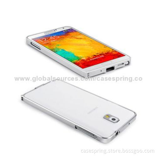 Alloy Bumper for Samsung Galaxy Note 3, Belt Buckle in the Box, Metal Bumper